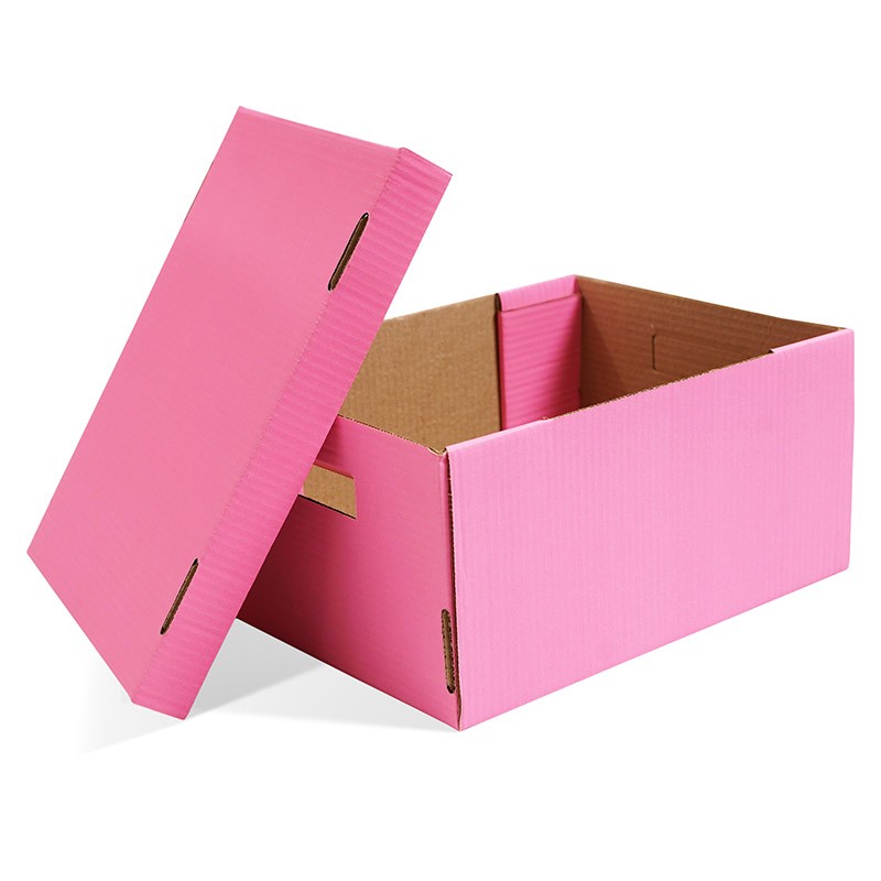 Д20104.0016 Коробка для хранения НЕОН розовый370х280х180
