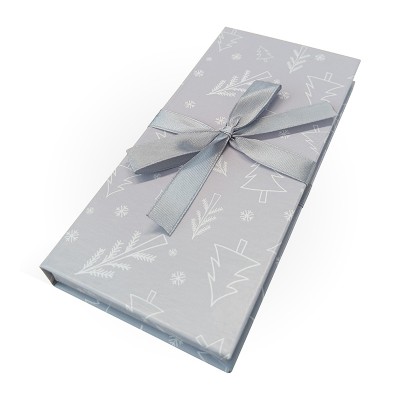 Д10303П.046 Подарочная коробка ДЛЯ ДЕНЕГ-НОВОГОДНИЕ КАНИКУЛЫ с бантом, 172х83х16