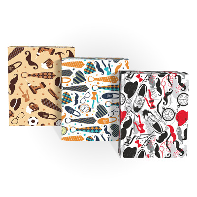 Д10103П.419 Набор подарочных коробок 3 в 1 ДЖЕНТЛЬМЕНСКИЙ НАБОР 190х150х90