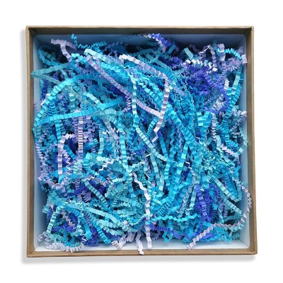 БН157 Бумажный наполнитель цветной микс-1 (синий) 50гр