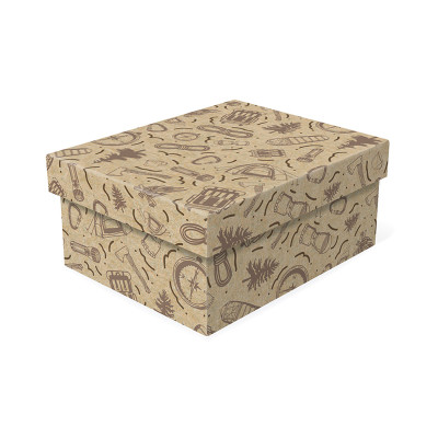 Д10103П.421 Набор подарочных коробок 3 в 1 КЕМПИНГ 190х150х90