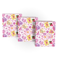 Д10103П.418 Набор подарочных коробок 3 в 1 РОЗОВЫЙ КАЛЕЙДОСКОП 190х150х90