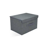 Д70702.090 Коробка для хранения вещей ГРАФИТ с крышкой 40х30х25