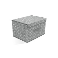 Д70702.091 Коробка для хранения вещей ЛИСТЬЯ с крышкой 40х30х25