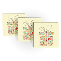 Д10103К.378 Набор подарочных коробок 3 в 1 ВЕСЕННИЙ СЮРПРИЗ 190х190х90