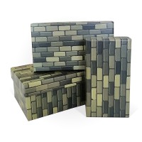Д10103П.365 Набор подарочных коробок 3 в 1 НАСТОЯЩЕМУ МУЖЧИНЕ 150x95x60